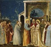 GIOTTO di Bondone Marriage of the Virgin oil painting artist
